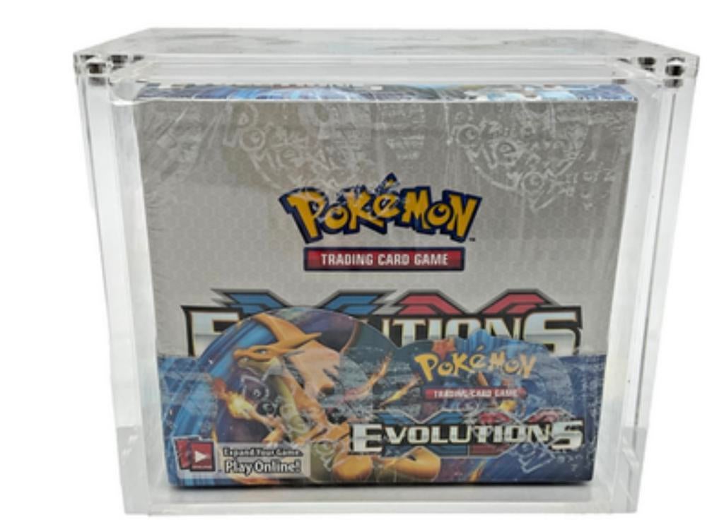 Boitier booster XY Evolutions Clean Seal en acrylique, Enlèvement ou Envoi, Neuf, Booster box, Foil