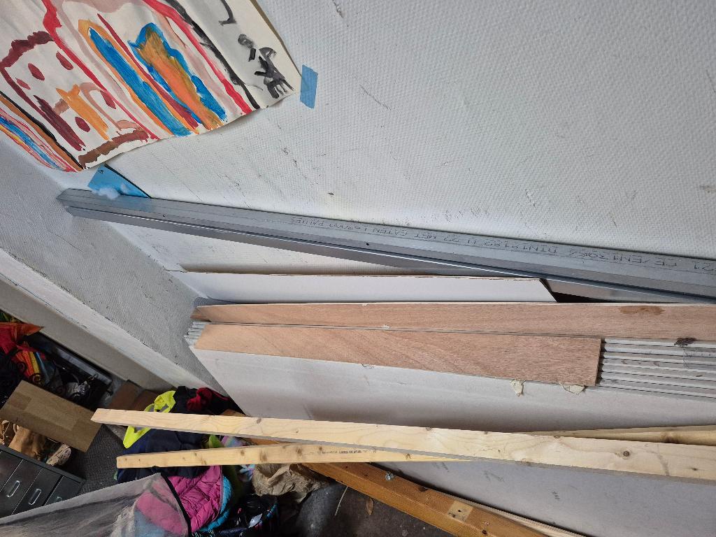 2x metalstud wandprofiel horizontaal msh50 4m, Doe-het-zelf en Bouw, Metalen, Ophalen, Zo goed als nieuw, Aluminium