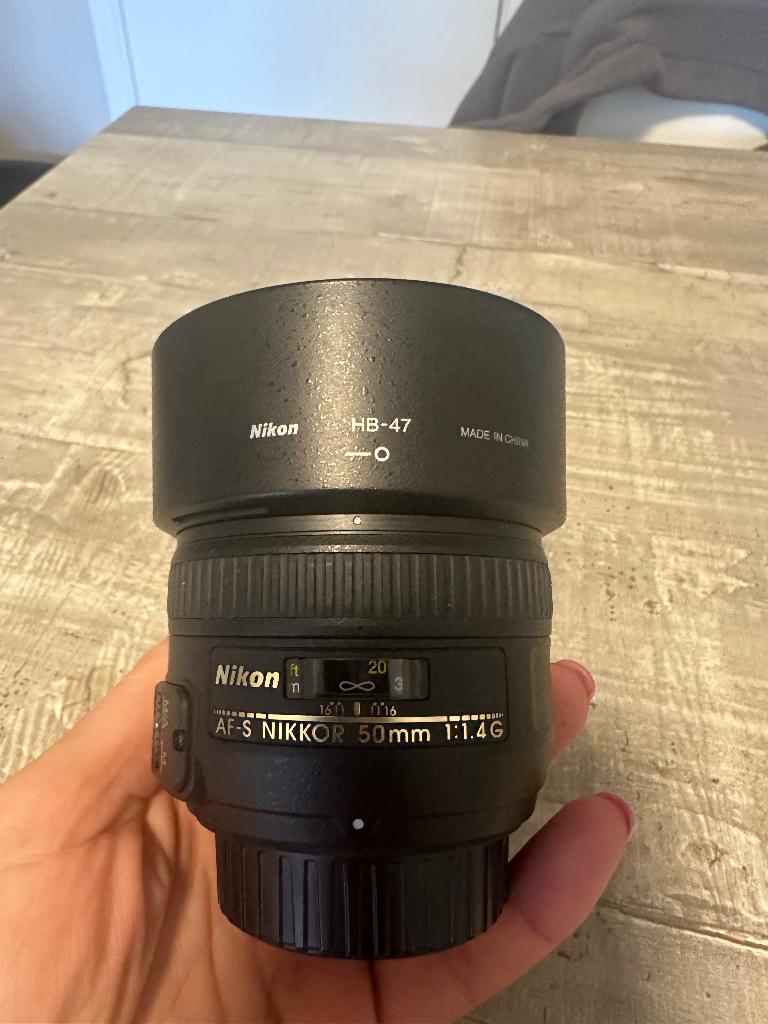 Nikon lens AF- S 50 mm f 1.4, Enlèvement ou Envoi, Comme neuf, Lentille standard