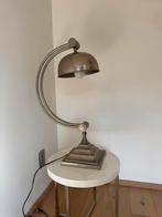 Vintage design tafellamp metaal –art deco / industriële lamp, Ophalen, Zo goed als nieuw, Metaal