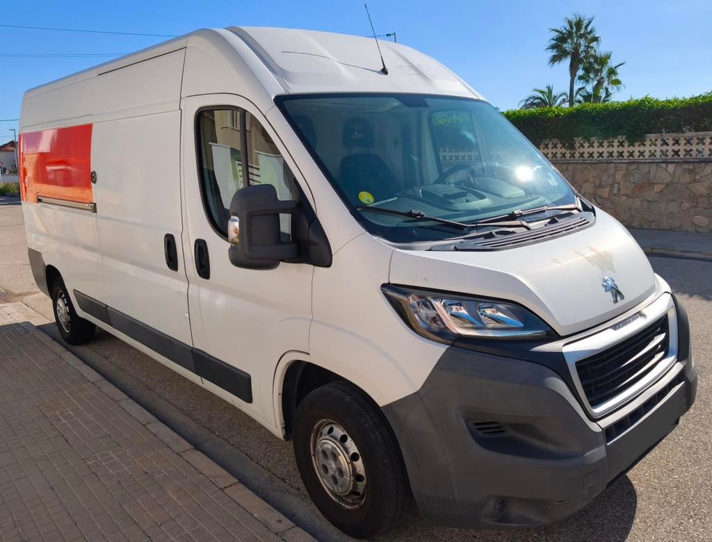 Peugeot boxer L3 H2 2015 lit fixe/mobil-home privé, Achat, Boîte manuelle, Entretenue par le concessionnaire, Diesel