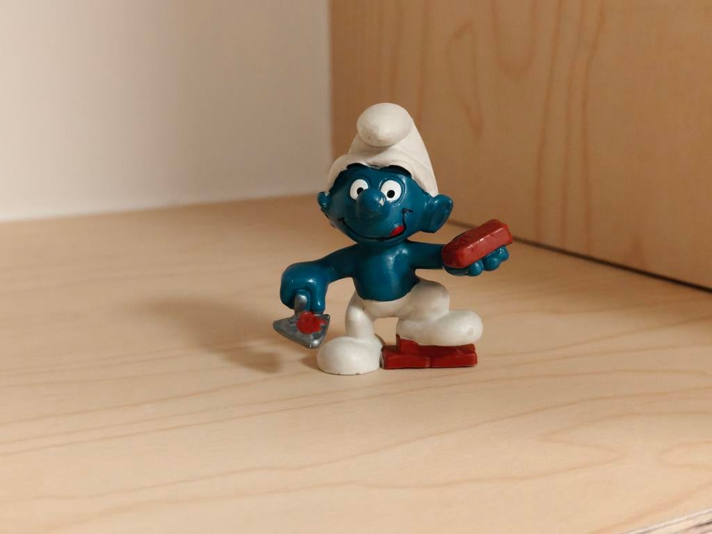 Metselaar smurf, Ophalen