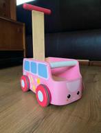 Plantoys loopkarretje roze bus, Ophalen, Gebruikt