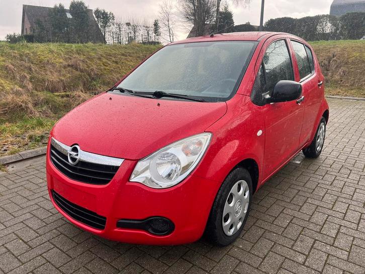 Opel Agila/1.0Benzine/2012/136.000Km/Euro5, Autos, Opel, Entreprise, Agila, Euro 5, Rouge, Enlèvement