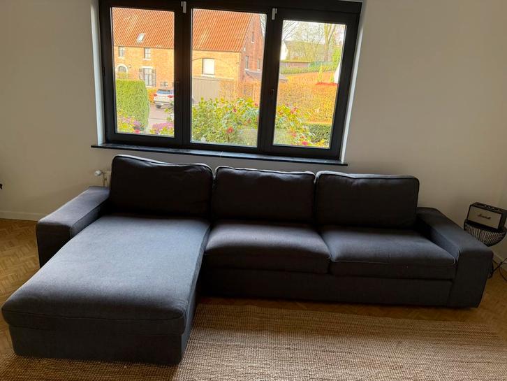 Canapé KIVIk 4 places, Huis en Inrichting, Zetels | Zetels, Zo goed als nieuw, Hoekbank, Vierpersoons of meer, Stof, Ophalen