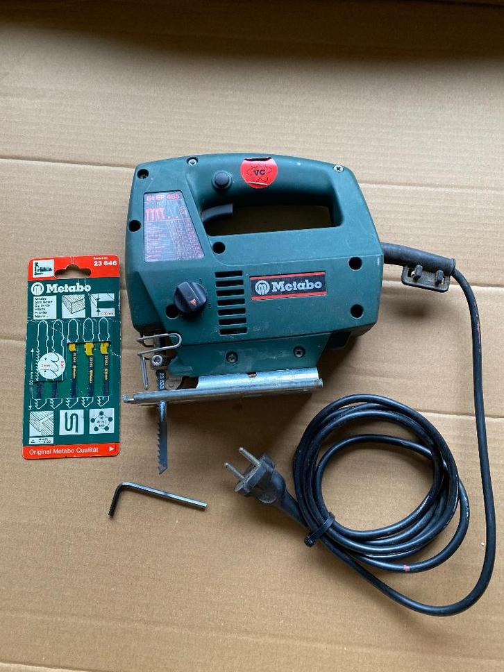 Decoupeerzaag METABO StEP455, Doe-het-zelf en Bouw, Gereedschap | Zaagmachines, Gebruikt, Decoupeerzaag, Minder dan 600 watt, 70 mm of meer