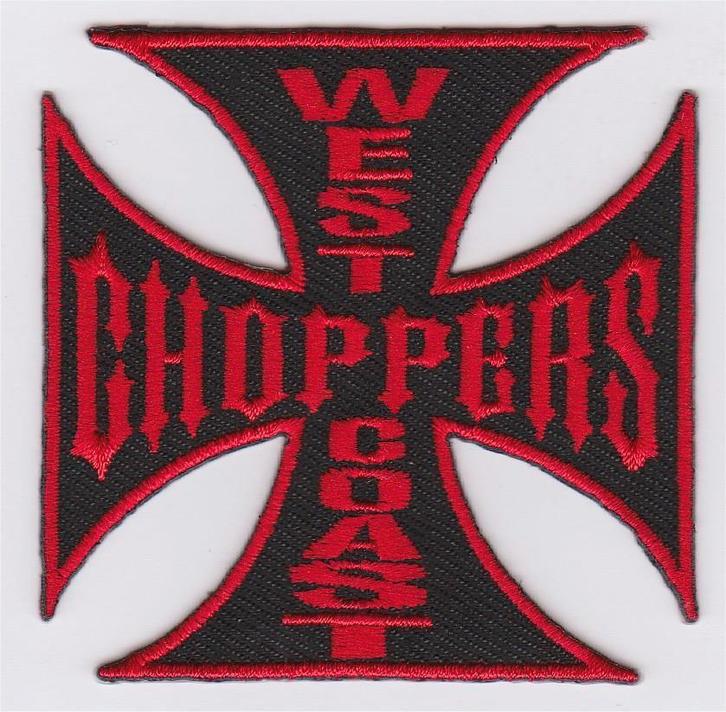 West Coast Choppers stoffen opstrijk patch embleem #2, Motoren, Accessoires | Overige, Nieuw, Verzenden