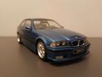BMW M3 E36 3.2 Bleu 1/18 Ottomobile, Hobby en Vrije tijd, Ophalen of Verzenden, Zo goed als nieuw, Auto, OttOMobile