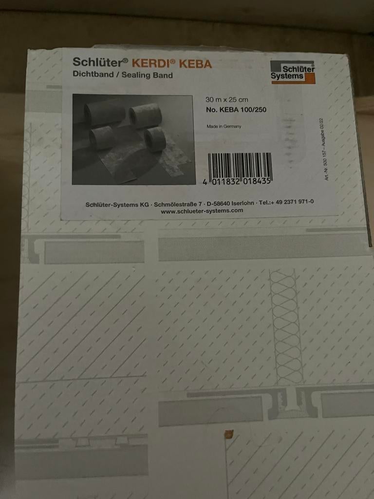 A vendre étanchéité salle de bain ou terrasse, Ophalen, Zo goed als nieuw