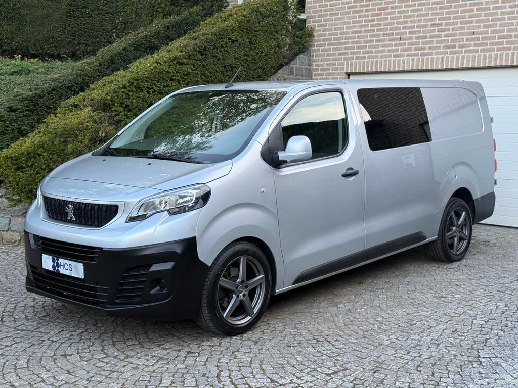 Citroën Jumpy XL 2.0 | Cabine double | Automatique, Autos, Camionnettes & Utilitaires, Argent ou Gris, Entreprise, Citroën, Noir
