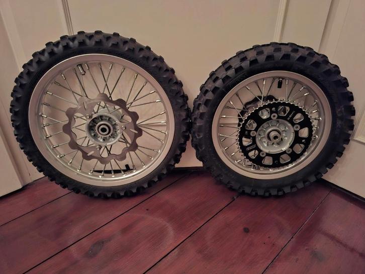 *KTM SX65/TC65/MC65 COMPL. SET WIELEN 14/12 INCH GEBRUIKT *, Motoren, Onderdelen | Overige, Gebruikt, Ophalen of Verzenden