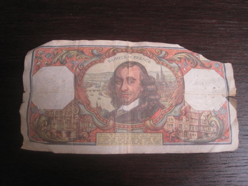 Oud Frans geld 1OO Fr franken, Postzegels en Munten, Ophalen of Verzenden, Frankrijk