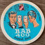 AIGLE-BELGICA/BAB 400/BRUGGE/bierviltje, Ophalen of Verzenden, Zo goed als nieuw, Viltje(s), Overige merken