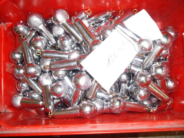 250 stuks wraklood, sleeplood van telkens 255 gram/st., Watersport en Boten, Hengelsport | Zeevissen, Nieuw, Dobber of Lood, Ophalen