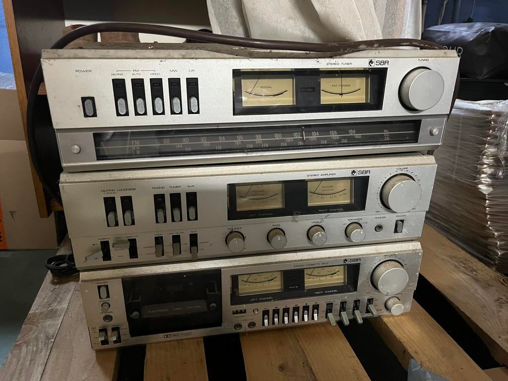 Stereoketen SBR, Audio, Tv en Foto, Stereoketens, Tuner of Radio, Gebruikt, Losse componenten, Ophalen