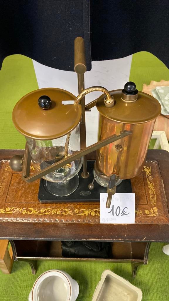 Koffie communicerende vaten koper, Antiek en Kunst, Ophalen, Koper