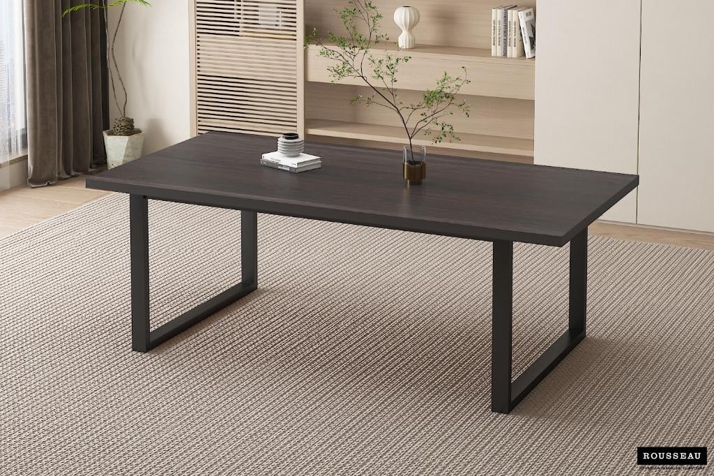 Nieuw Tafel 'Alexander' 200cm Decor in Donkerbruin +Levering, Huis en Inrichting, Complete eetkamers, Nieuw, Ophalen