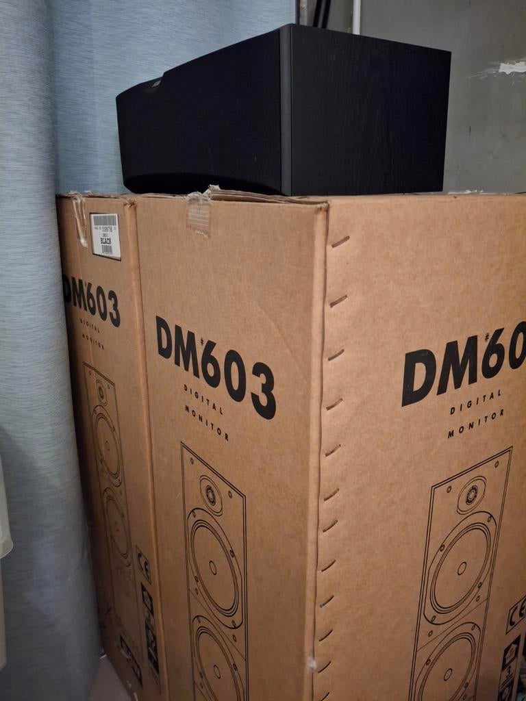 B&W DM603 + CC6   Bowers & Wilkins, TV, Hi-fi & Vidéo, Enlèvement, Comme neuf, Haut-parleurs Frontaux, Arrière ou Stéréo, Bowers & Wilkins (B&W)