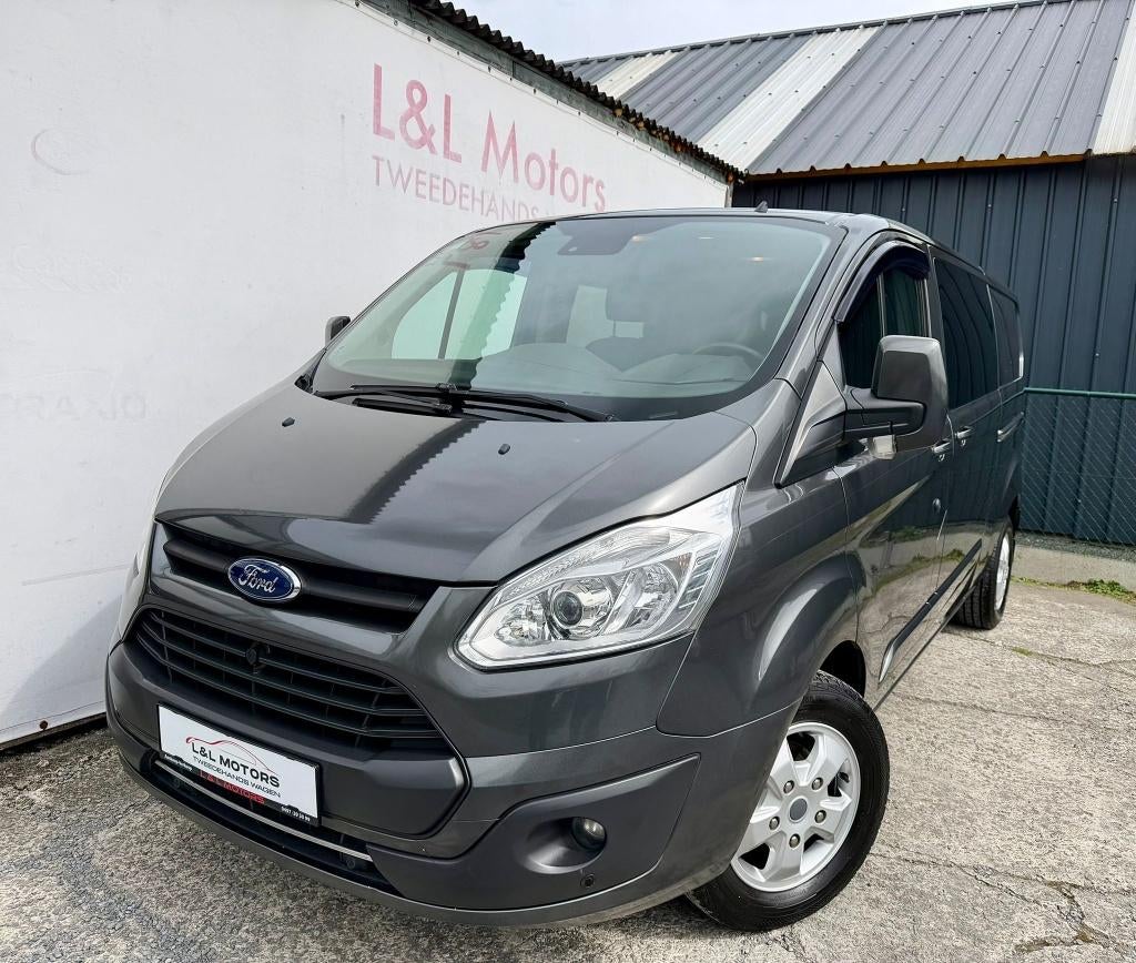 Ford Transit Custom 2.0d 130Ch 5Places*Double Portes Latéral, Auto's, Ford, Bedrijf, Te koop, Transit, Diesel, Euro 6, Overige carrosserie