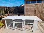 Exterioo tuintafel met 6 stoelen, Chaise, Salons de jardin, Aluminium, Enlèvement