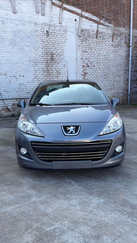 PEUGEOT 207cc 79dkm EURO 5 AIRCO BENZINE 2010bj Met Keuring, Auto's, Peugeot, Zwart, 4 cilinders, Cabriolet, 1600 cc