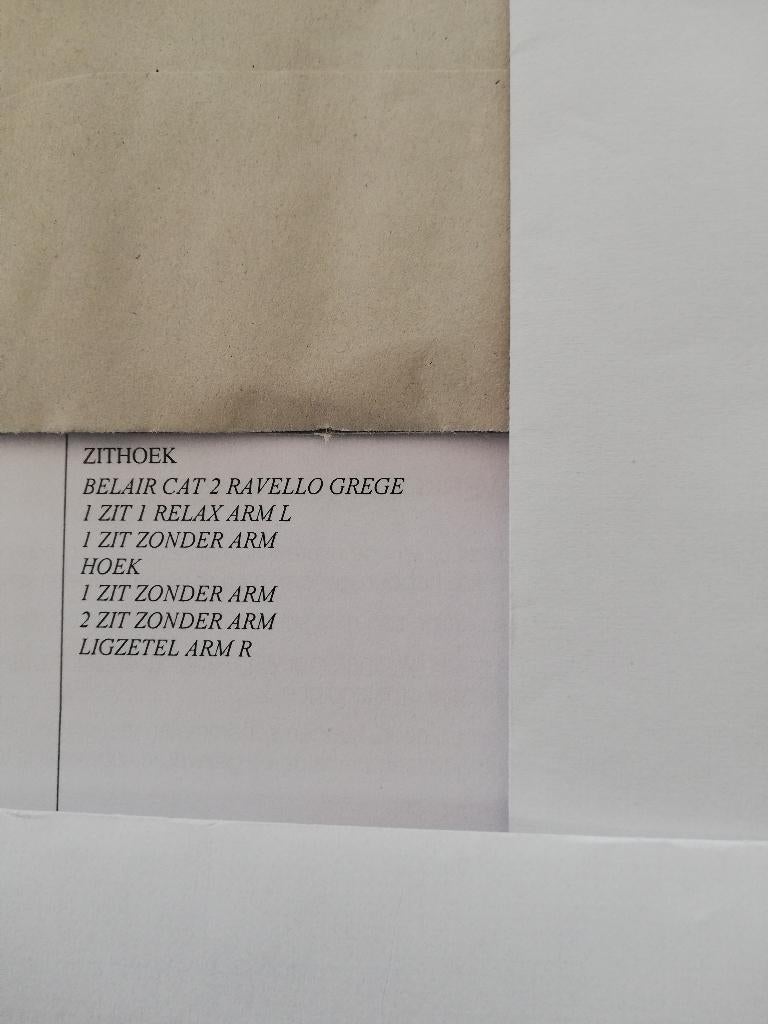 hoek salon, Huis en Inrichting, Ophalen, Zo goed als nieuw, Stof