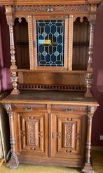 Salle à manger ancienne- 2 armoires, table, 6 chaises, Enlèvement