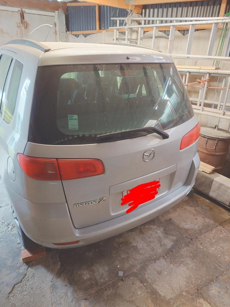 Mazda 2 1.4 liter diesel 2004. Start niet., Auto's, Mazda, Voorwielaandrijving, Stof, 50 kW, Zwart