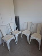 chaise métal style Tolix, Enlèvement, Utilisé, Métal, Blanc