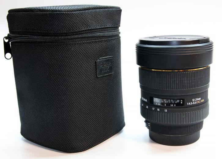 Sigma 12-24mm f4.5-5.6 EX DG HSM (Canon EF), TV, Hi-fi & Vidéo, Photo | Lentilles & Objectifs, Comme neuf, Objectif grand angle