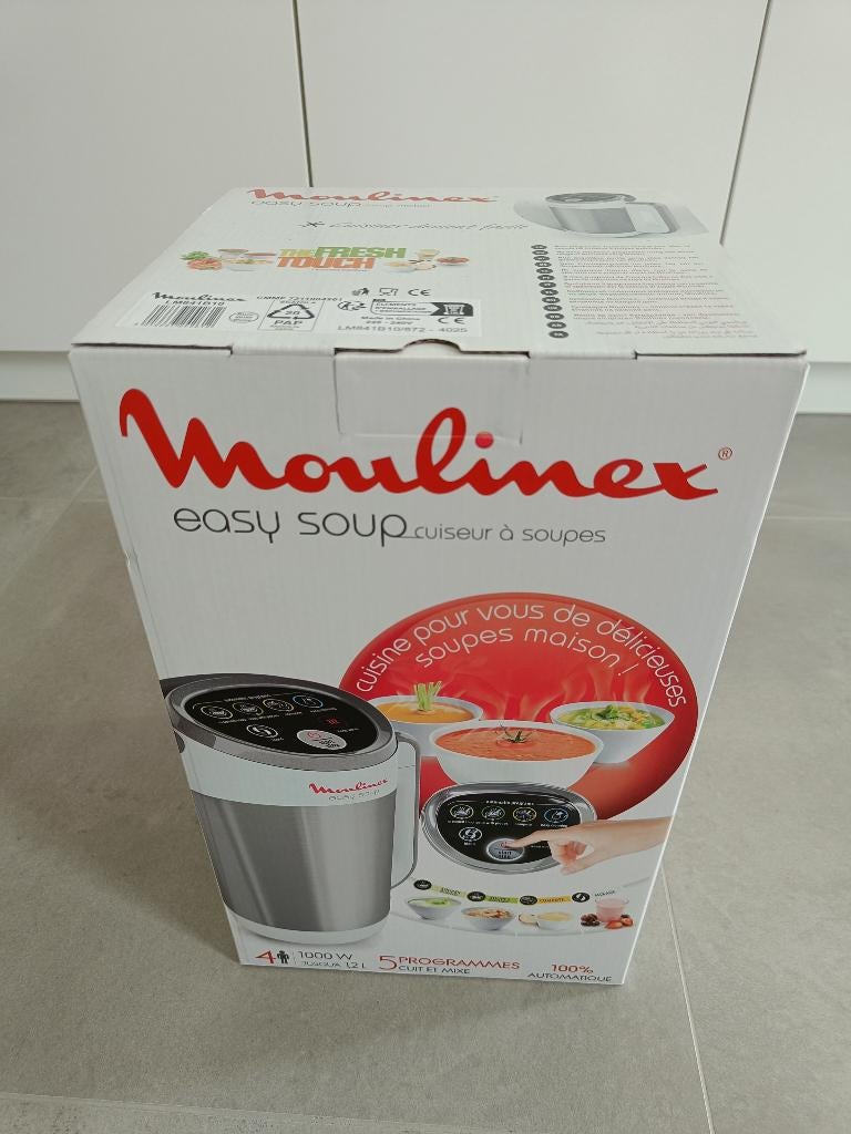 Blender chauffant Moulinex Easy Soup LM841B10 – neuf, 1 à 2 litres, Enlèvement ou Envoi, Neuf