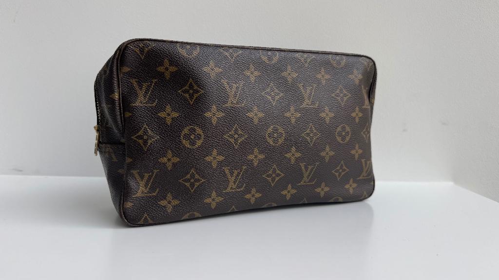 Vintage Louis Vuitton Trousse Toilette GM, Ophalen of Verzenden, Gebruikt, Bruin, Overige typen