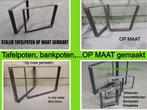 Tafelpoten - bankpoten - salontafelpoten - OOK OP MAAT, Ophalen, 50 tot 100 cm, Vijf personen of meer, Metaal