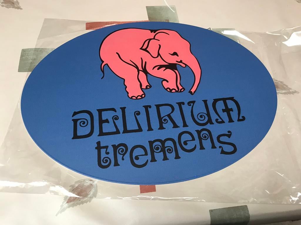 Panneau d'affichage en métal Delirium, Enlèvement ou Envoi, Comme neuf, Panneau publicitaire