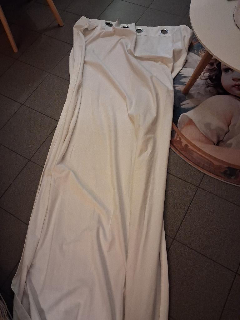 overgordijnen, Huis en Inrichting, Ophalen, Zo goed als nieuw, Wit