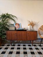 Vintage midcentury dressoir | platenspeler meubel | kast, 25 à 50 cm, Moins de 100 cm, Vintage midcentury, 100 à 150 cm