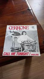 Vinyl (45t) cerrone "call me tonight ", Ophalen, 1980 tot 2000, Zo goed als nieuw