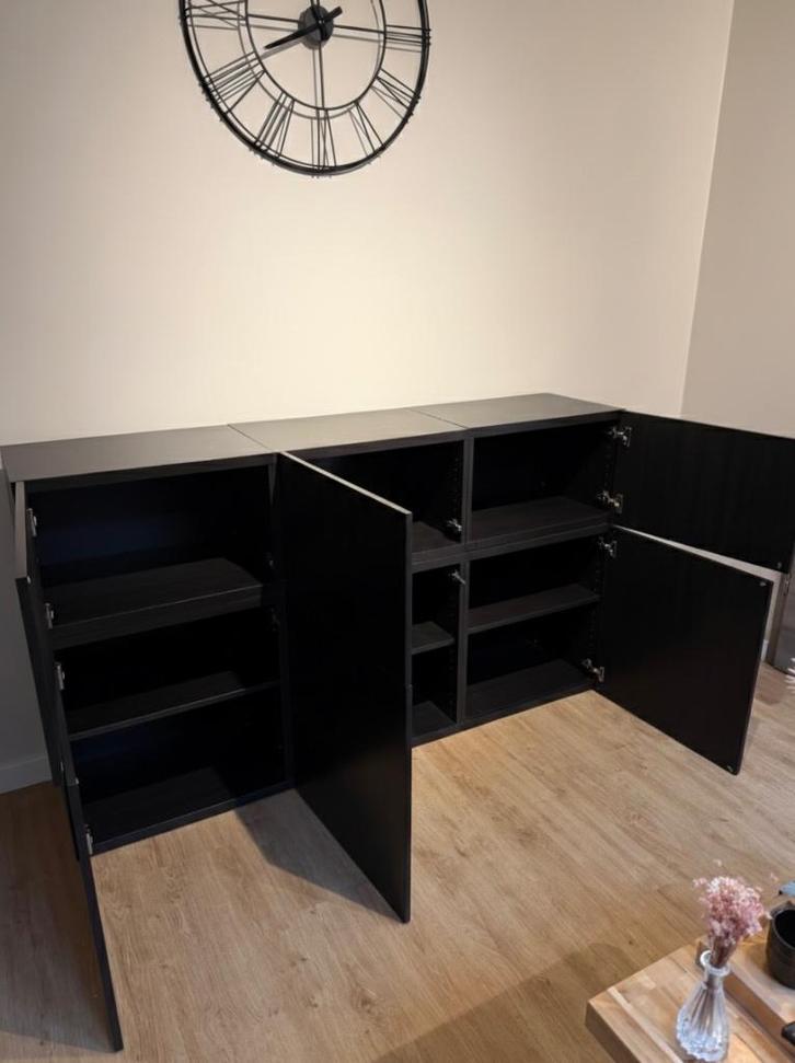 ensemble meuble BESTA ikea, Huis en Inrichting, Kasten |Televisiemeubels, Gebruikt, 100 tot 150 cm, 150 tot 200 cm, 25 tot 50 cm