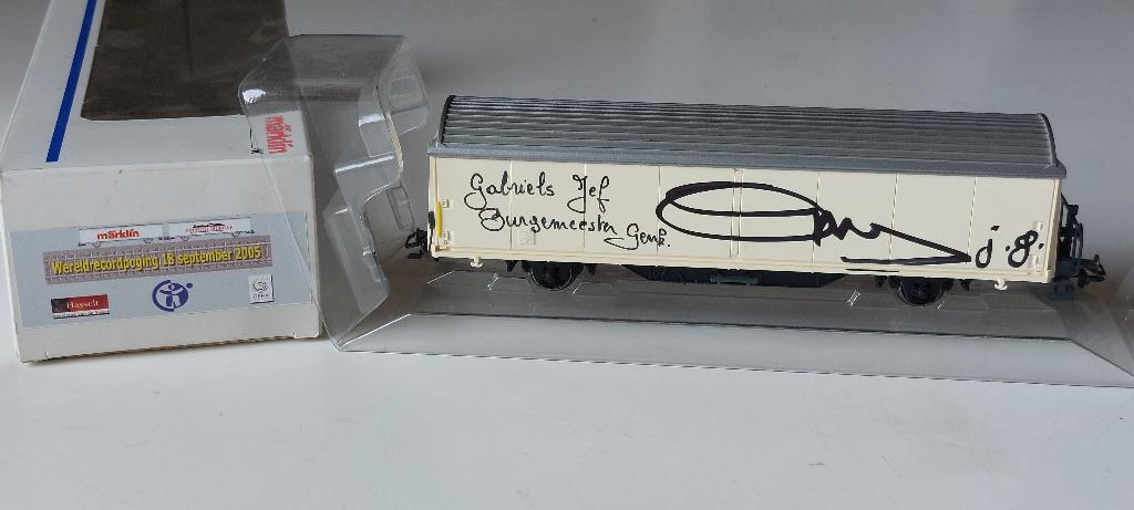 MARKLIN WERELDRECORDPOGING 18/09/2005 HO*AC* V3, Hobby & Loisirs créatifs, Trains miniatures | HO, Comme neuf, Wagon, Märklin