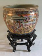 Fish bowl met sokkel  -  312, Antiek en Kunst, Ophalen