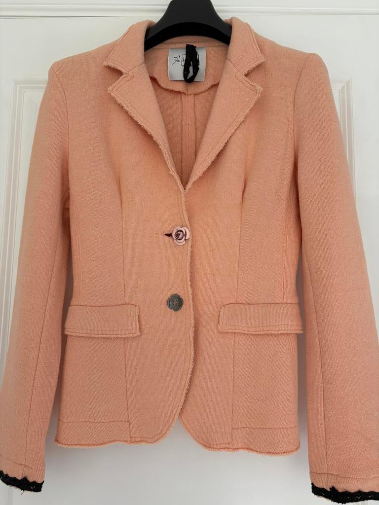 Italiaans design blazer van De’HART in papayakleur M, Kleding | Dames, Jasjes, Kostuums en Pakken, Ophalen, Zo goed als nieuw
