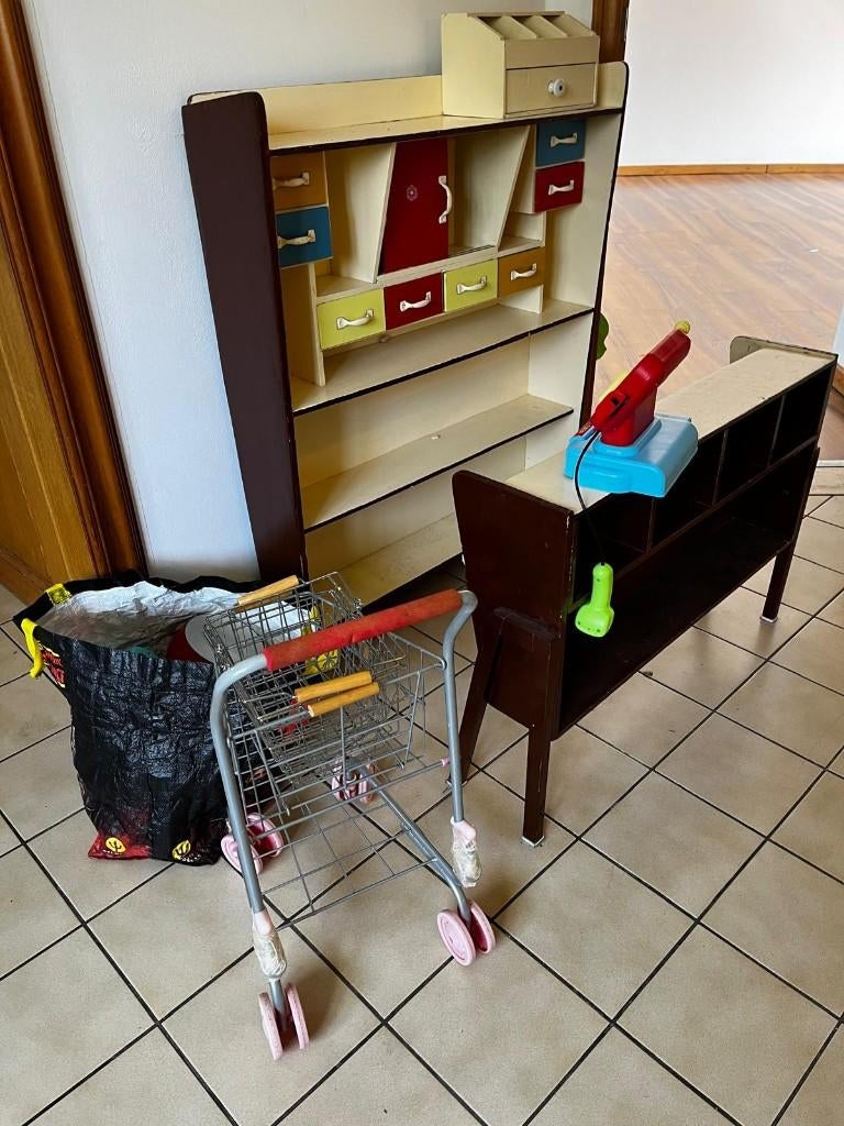 Houten Speelkeukentje inclusief benodigheden, Kinderen en Baby's, Ophalen, Gebruikt, Hout, Speelkeuken