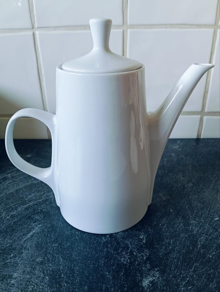 Witte porseleinen koffiepot Melitta, Ophalen of Verzenden