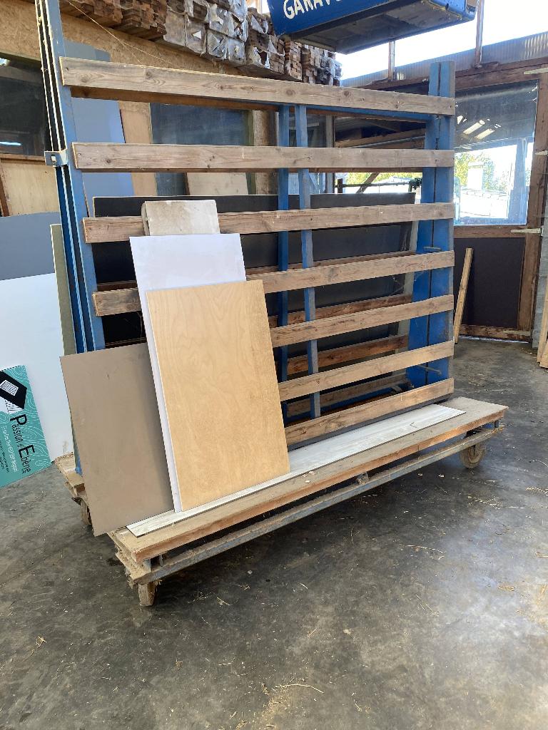 Chariot à panneaux, Moins de 60 litres, Enlèvement, Utilisé, Chariot de transport