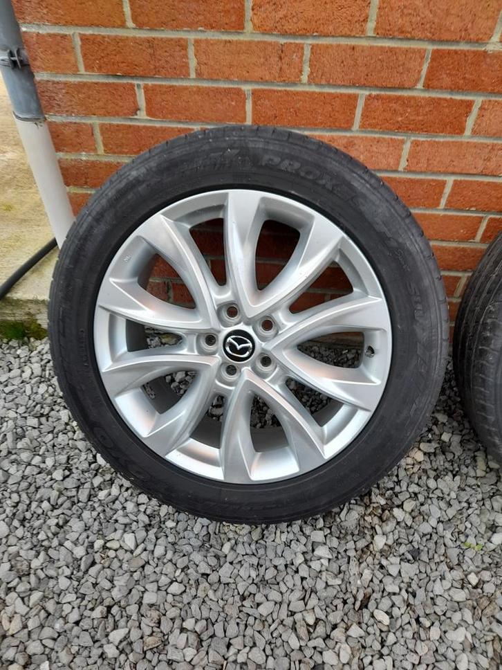 Jantes Mazda, Autos : Pièces & Accessoires, Pneus & Jantes, Pneus et Jantes, Pneus été, 19 pouces, 225 mm, Véhicule de tourisme