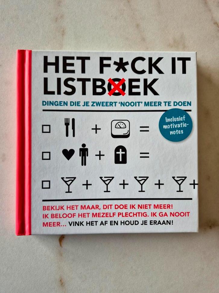 Het fuck it listboek, Boeken, Overige Boeken, Ophalen of Verzenden