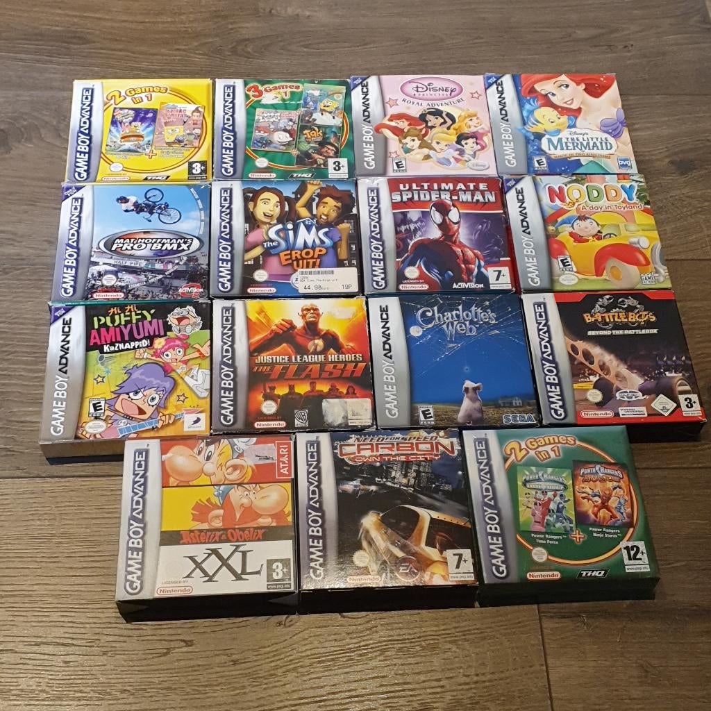 Lot CIB Gameboy Advance games, Consoles de jeu & Jeux vidéo, Enlèvement ou Envoi