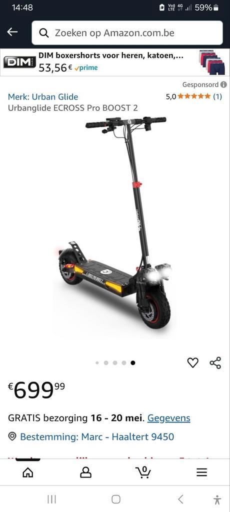 nieuwe professionele step, Fietsen en Brommers, Steps, Ophalen