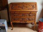 Ancien secrétaire en chêne, avec 3 clés, vintage, Enlèvement, Comme neuf