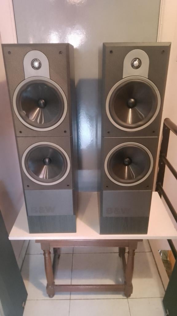 Prachtige vloerstaanders boxen B&w DM 630 koopje, TV, Hi-fi & Vidéo, Enceintes, Enlèvement